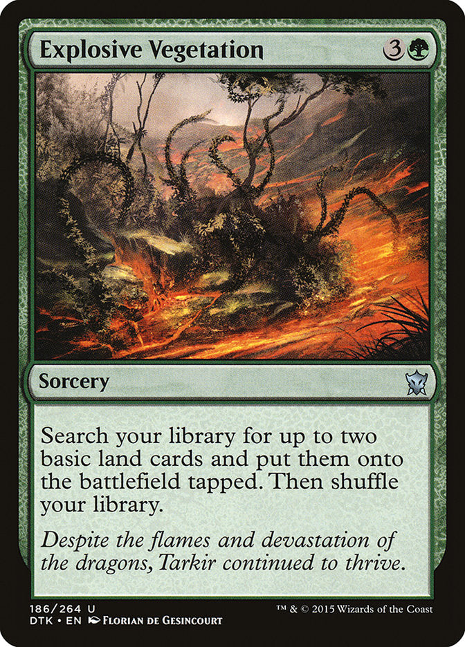Explosive Vegetation [Dragons of Tarkir] | Gate City Games LLC