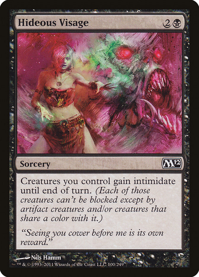 Hideous Visage [Magic 2012] | Gate City Games LLC