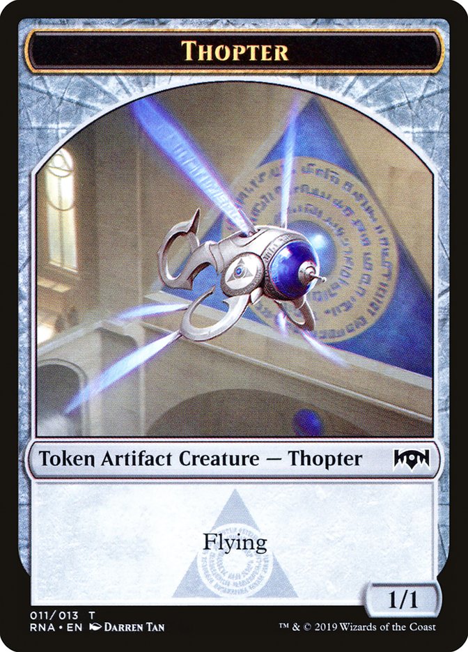 Bird // Thopter Double-Sided Token [Ravnica Allegiance Guild Kit Tokens] | Gate City Games LLC