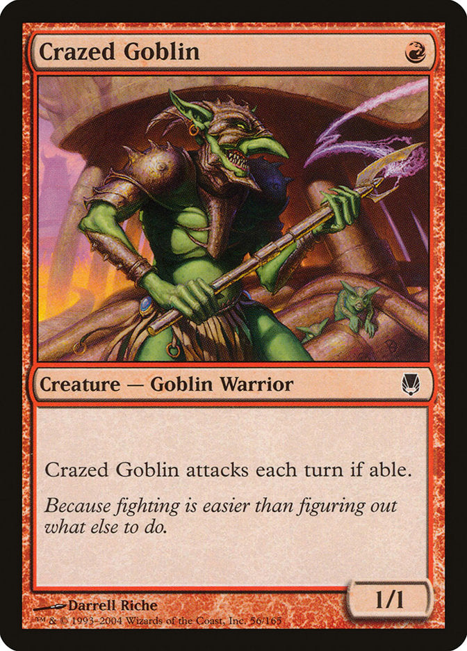 Crazed Goblin [Darksteel] | Gate City Games LLC