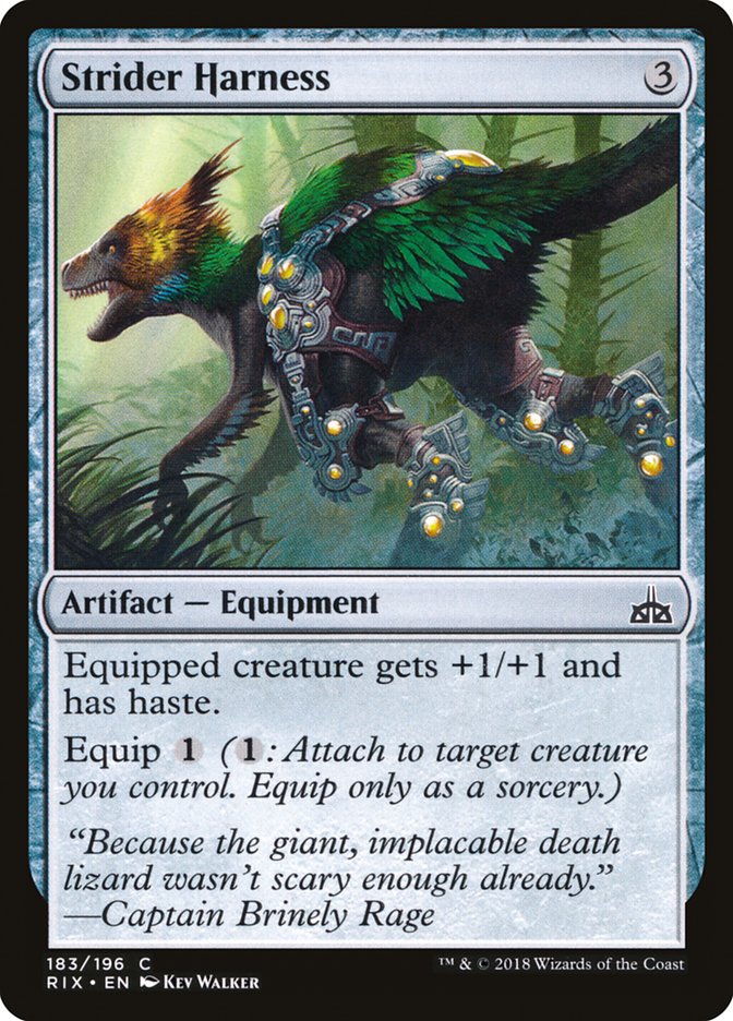 Strider Harness [Rivals of Ixalan] | Gate City Games LLC