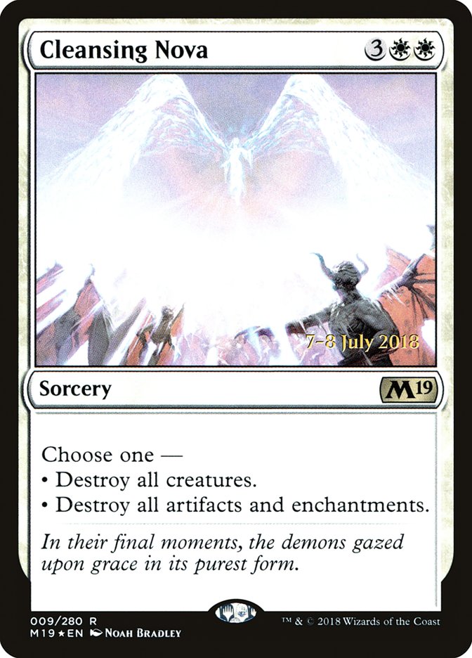 Cleansing Nova [Core Set 2019 Prerelease Promos] | Gate City Games LLC