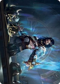 Halvar, God of Battle Art Card (Gold-Stamped Signature) [Kaldheim Art Series] | Gate City Games LLC
