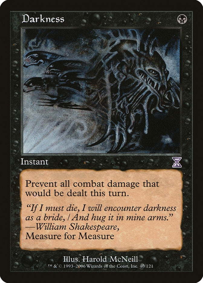 Darkness [Time Spiral Timeshifted] | Gate City Games LLC