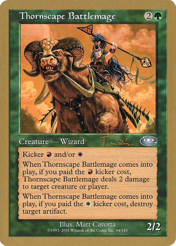 Thornscape Battlemage (Jan Tomcani) [World Championship Decks 2001] | Gate City Games LLC