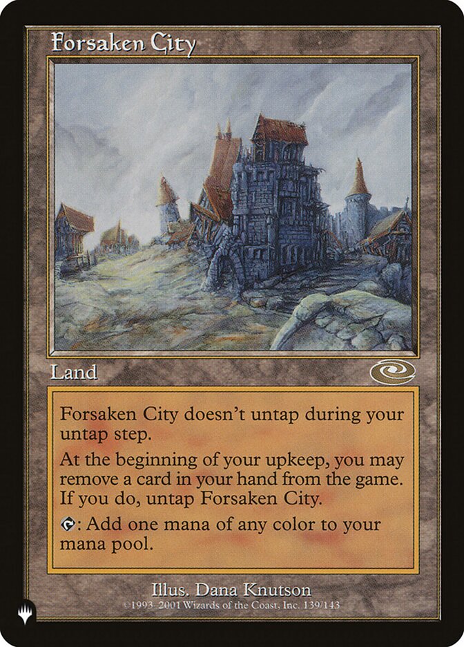 Forsaken City [The List] | Gate City Games LLC