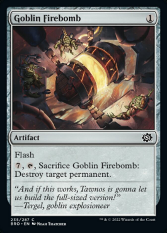 Goblin Firebomb [The Brothers' War] | Gate City Games LLC