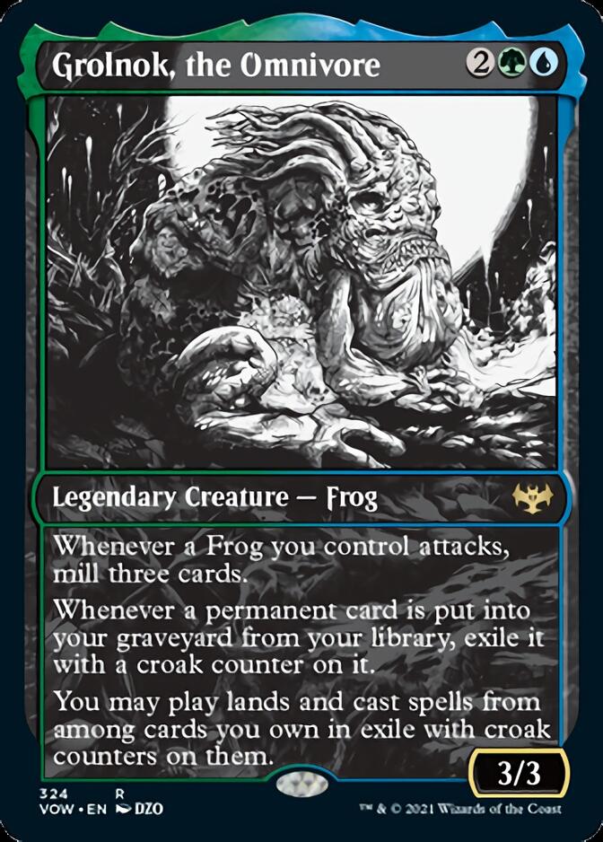 Grolnok, the Omnivore (Showcase Eternal Night) [Innistrad: Crimson Vow] | Gate City Games LLC