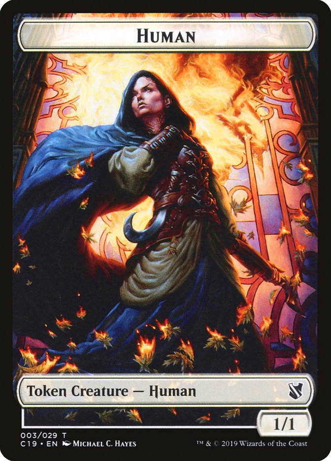 Drake // Human Double-Sided Token [Commander 2019 Tokens] | Gate City Games LLC