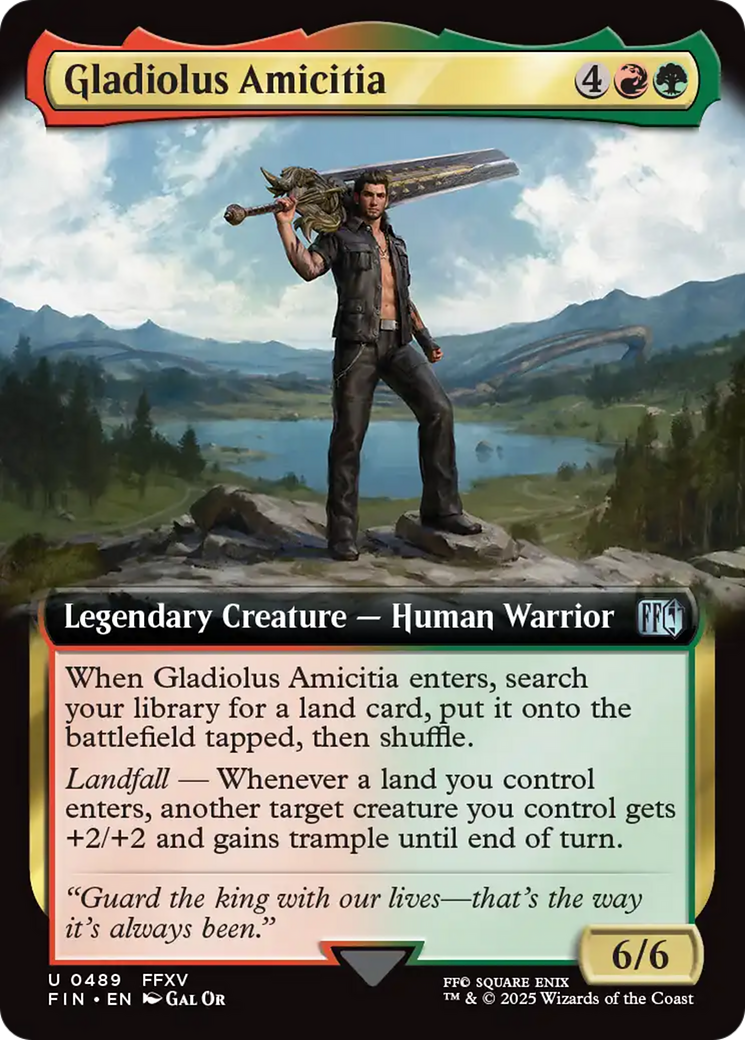 Gladiolus Amicitia (Extended Art) [FINAL FANTASY] | Gate City Games LLC