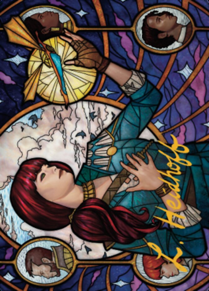 Jhoira, Ageless Innovator Art Card (Gold-Stamped Signature) [Dominaria United Art Series] | Gate City Games LLC