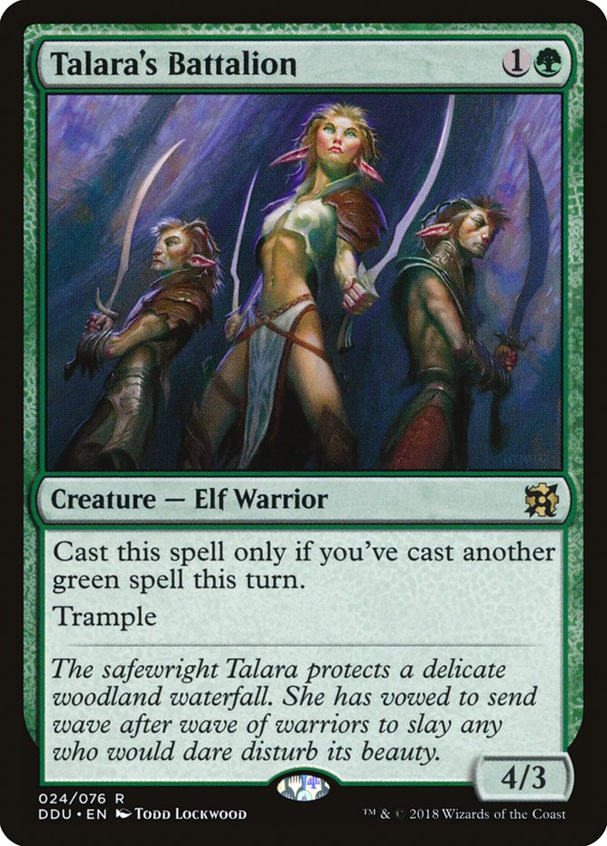 Talara's Battalion [Duel Decks: Elves vs. Inventors] | Gate City Games LLC