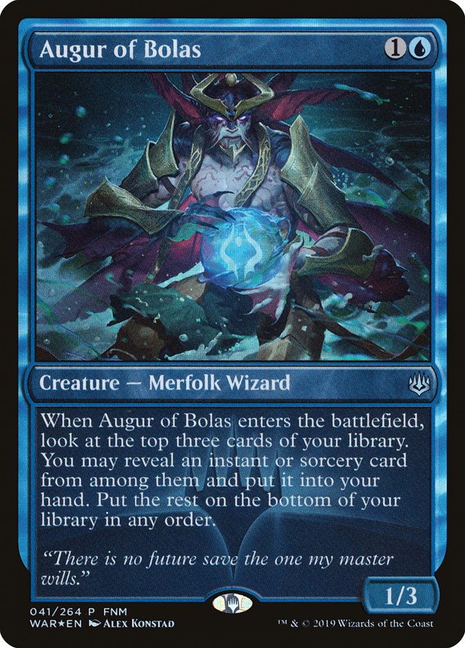 Augur of Bolas (FNM) [War of the Spark Promos] | Gate City Games LLC