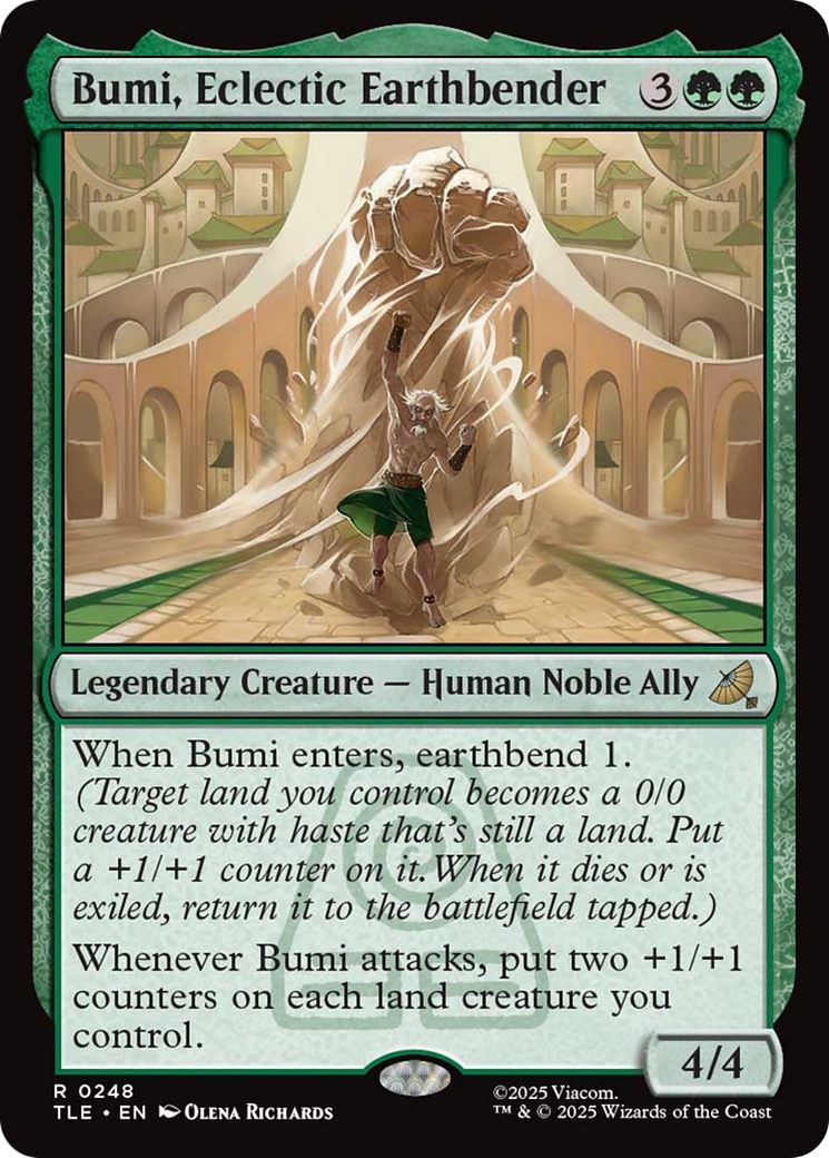 Bumi, Eclectic Earthbender [Avatar: The Last Airbender: Eternal-Legal] | Gate City Games LLC