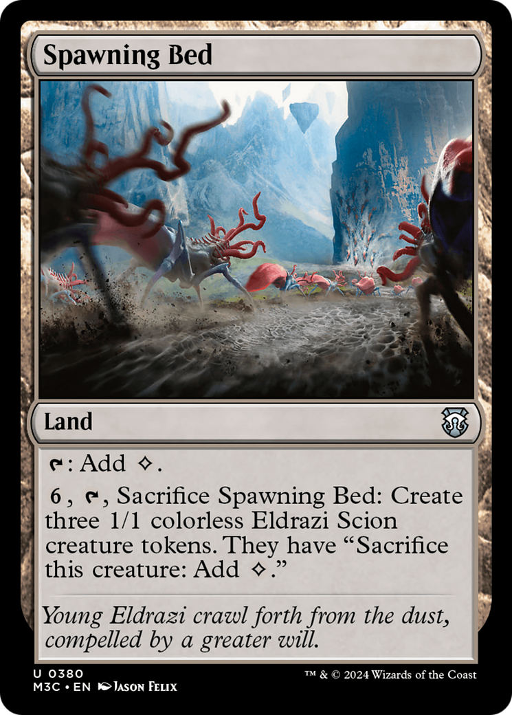 Spawning Bed (Ripple Foil) [Modern Horizons 3 Commander] | Gate City Games LLC