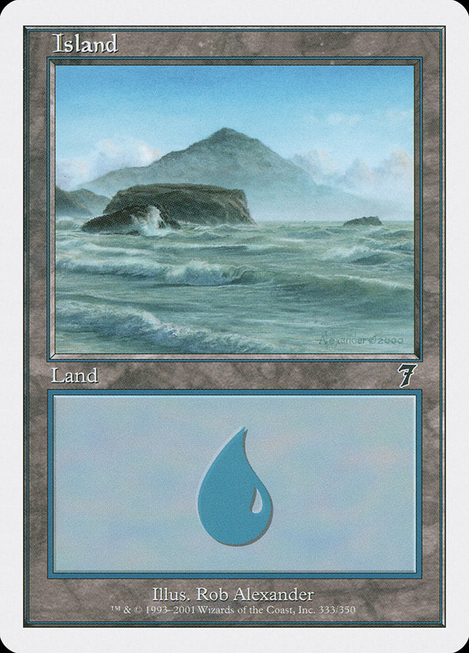 Island (333) [Seventh Edition] | Gate City Games LLC