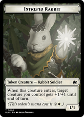 Wall // Intrepid Rabbit Double-Sided Token [Bloomburrow Tokens] | Gate City Games LLC