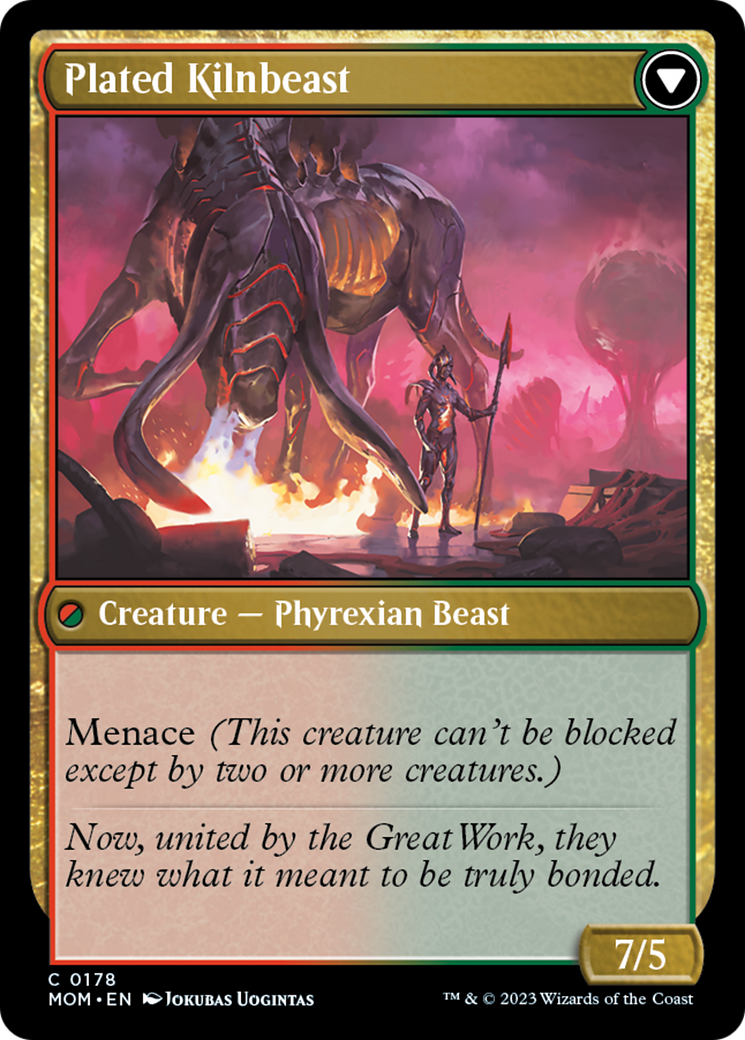 Bonded Herdbeast // Plated Kilnbeast [March of the Machine] | Gate City Games LLC