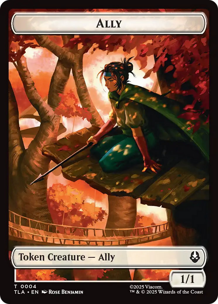 Ally (0004) // Spirit Double-Sided Token [Avatar: The Last Airbender Tokens] | Gate City Games LLC