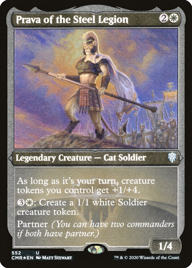 Prava of the Steel Legion (Etched) [Commander Legends] | Gate City Games LLC