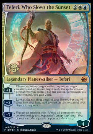 Teferi, Who Slows the Sunset [Innistrad: Midnight Hunt Prerelease Promos] | Gate City Games LLC