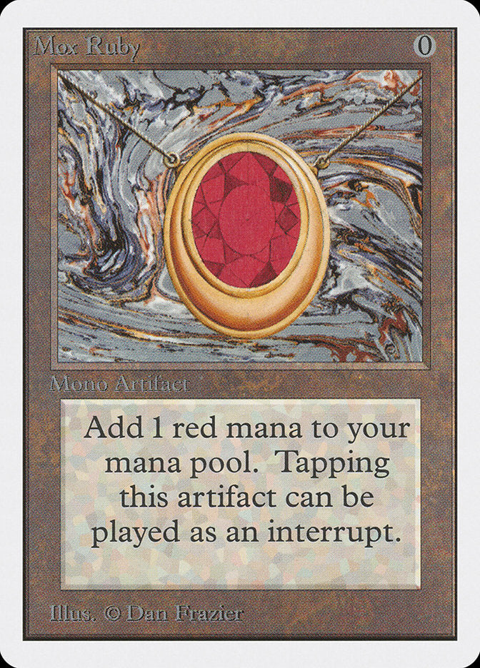 Mox Ruby [Unlimited Edition] | Gate City Games LLC