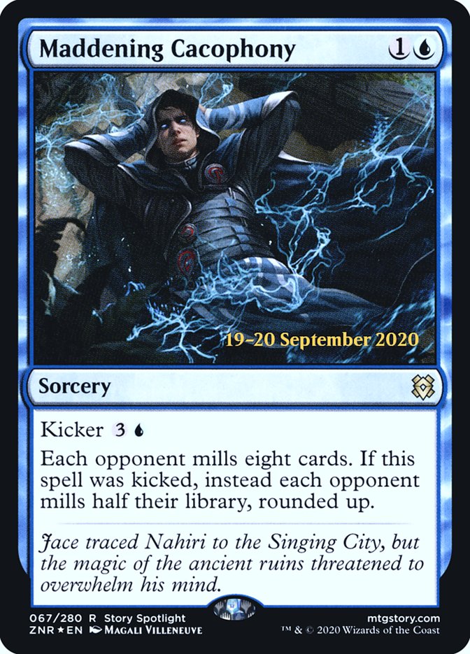 Maddening Cacophony [Zendikar Rising Prerelease Promos] | Gate City Games LLC