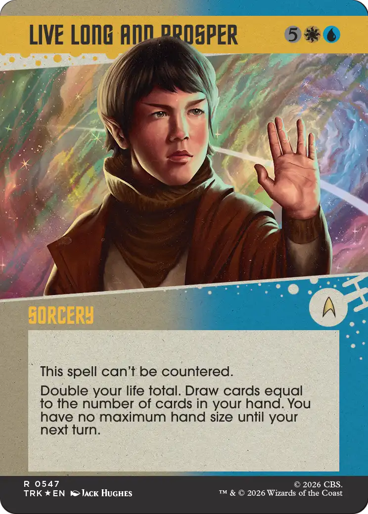 Live Long and Prosper (Showcase) (Surge Foil) [Star Trek] | Gate City Games LLC
