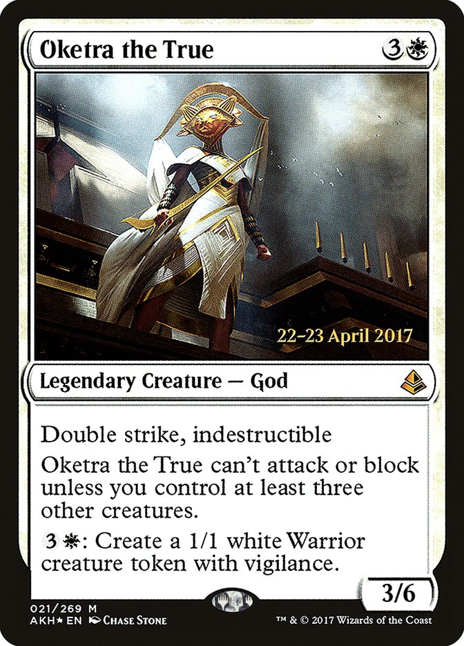 Oketra the True [Amonkhet Prerelease Promos] | Gate City Games LLC