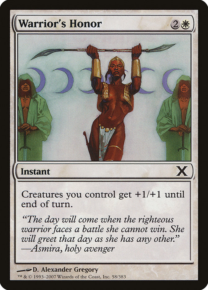 Warrior's Honor [Tenth Edition] | Gate City Games LLC