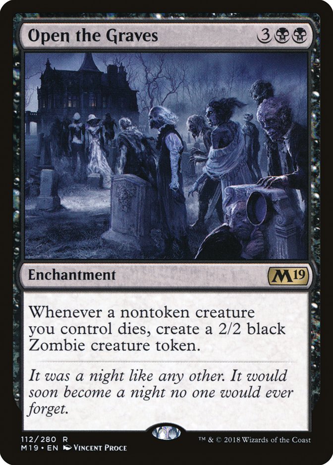 Open the Graves [Core Set 2019] | Gate City Games LLC