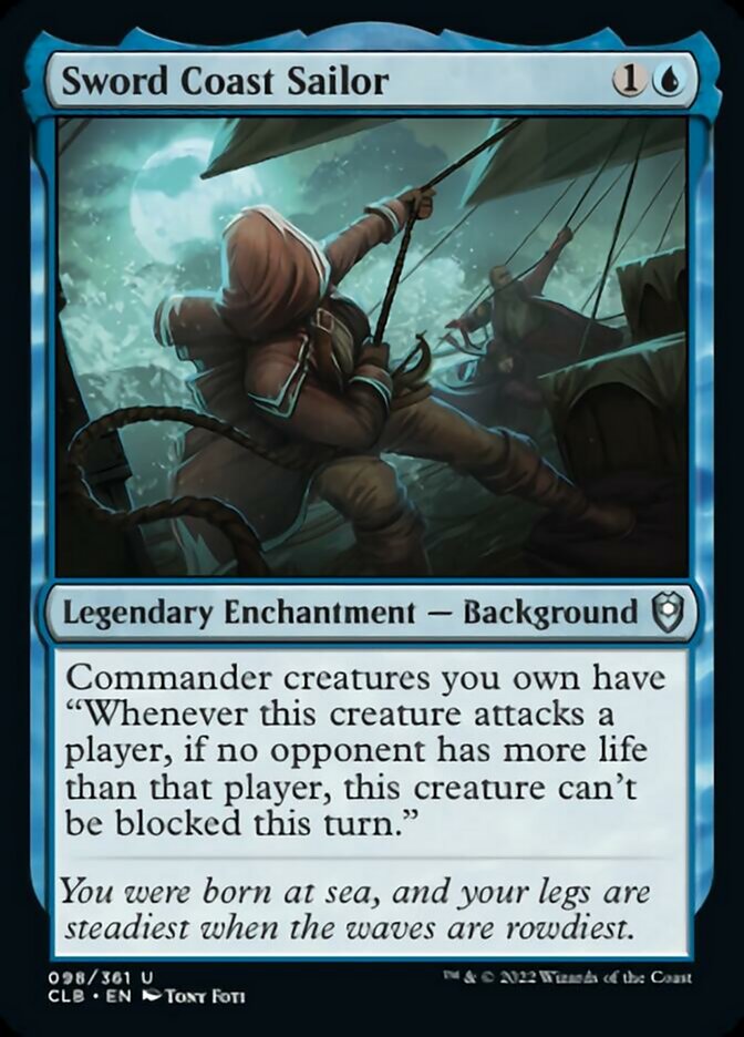 Sword Coast Sailor [Commander Legends: Battle for Baldur's Gate] | Gate City Games LLC