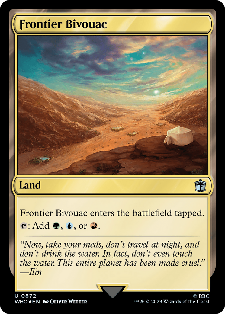 Frontier Bivouac (Surge Foil) [Doctor Who] | Gate City Games LLC