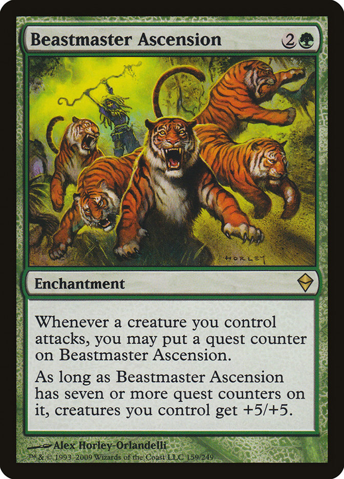 Beastmaster Ascension [Zendikar] | Gate City Games LLC