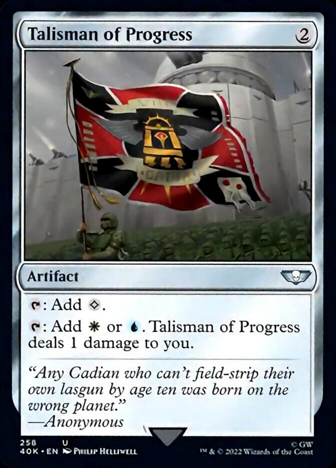 Talisman of Progress (Surge Foil) [Warhammer 40,000] | Gate City Games LLC