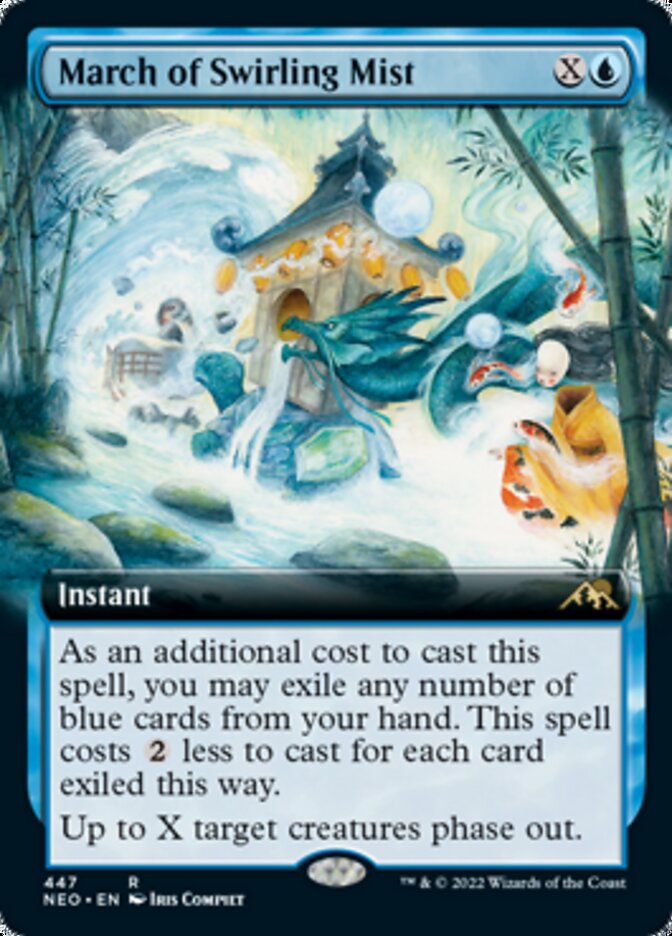 March of Swirling Mist (Extended Art) [Kamigawa: Neon Dynasty] | Gate City Games LLC
