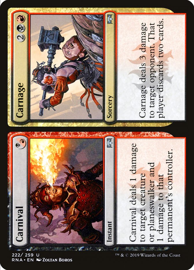 Carnival // Carnage [Ravnica Allegiance] | Gate City Games LLC