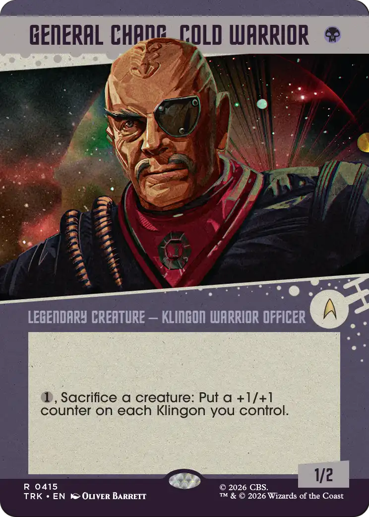 General Chang, Cold Warrior (0415) (Showcase) [Star Trek] | Gate City Games LLC