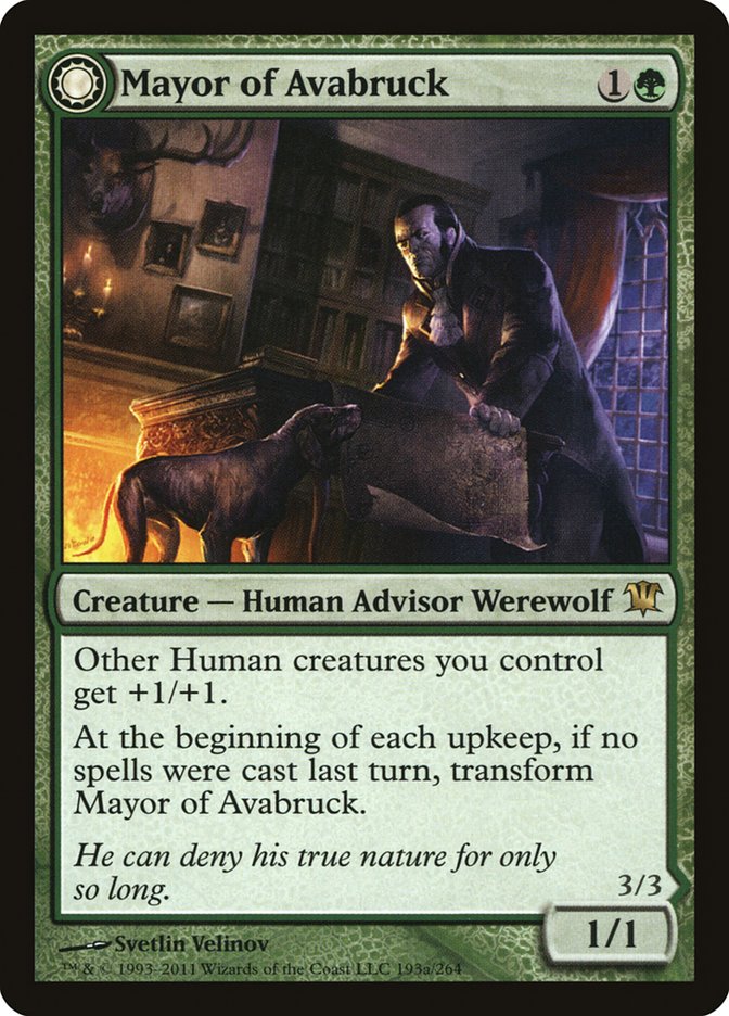 Mayor of Avabruck // Howlpack Alpha [Innistrad] | Gate City Games LLC