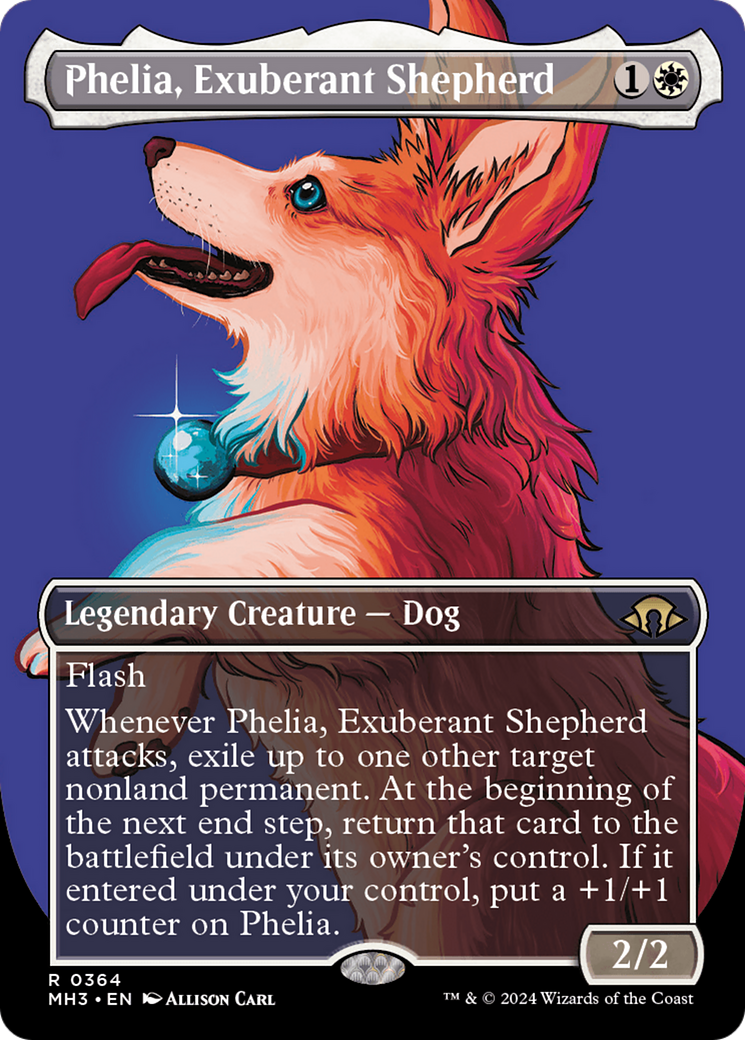 Phelia, Exuberant Shepherd (Borderless) [Modern Horizons 3] | Gate City Games LLC