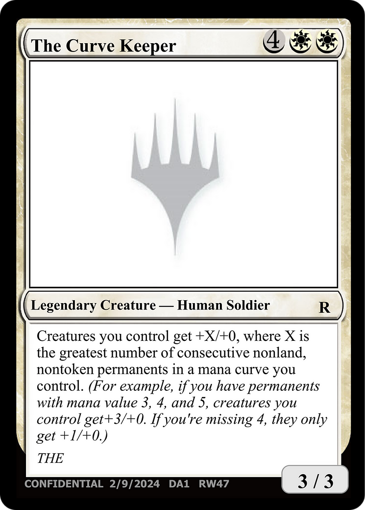 The Curve Keeper [Unknown Event] | Gate City Games LLC