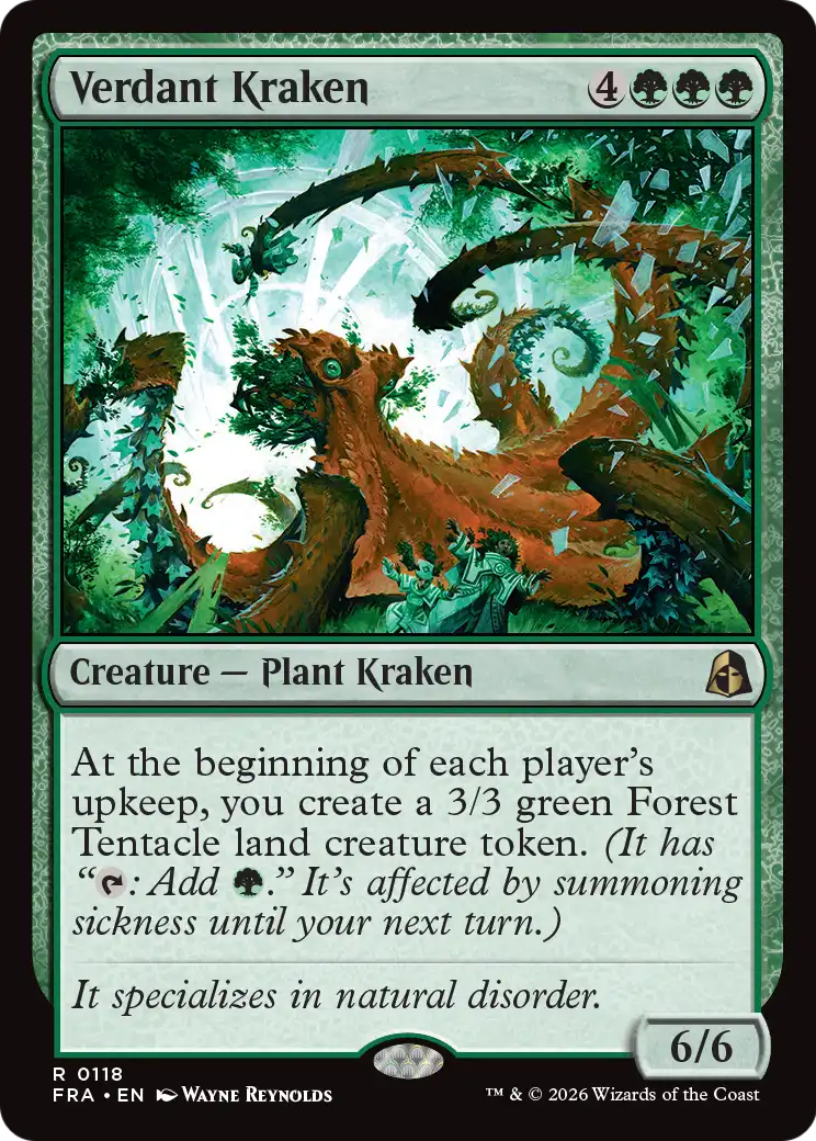 Verdant Kraken [Reality Fracture] | Gate City Games LLC