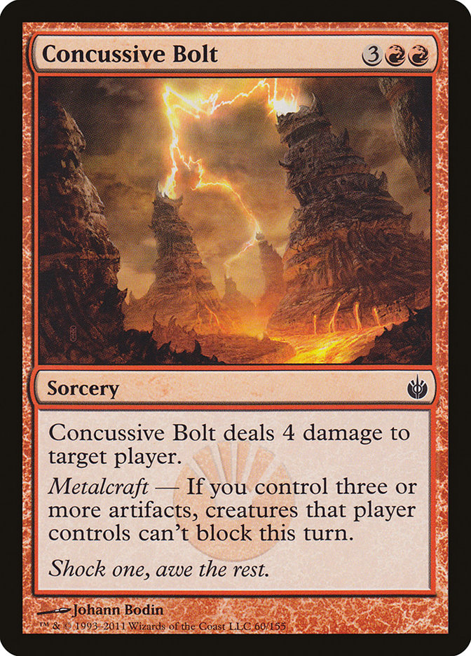 Concussive Bolt [Mirrodin Besieged] | Gate City Games LLC