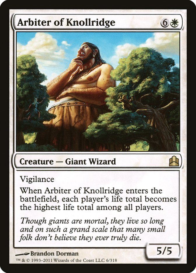 Arbiter of Knollridge [Commander 2011] | Gate City Games LLC