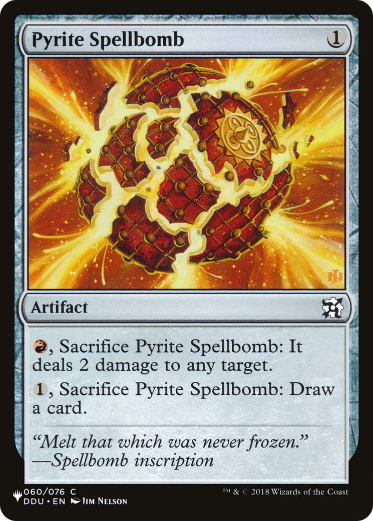 Pyrite Spellbomb [The List] | Gate City Games LLC