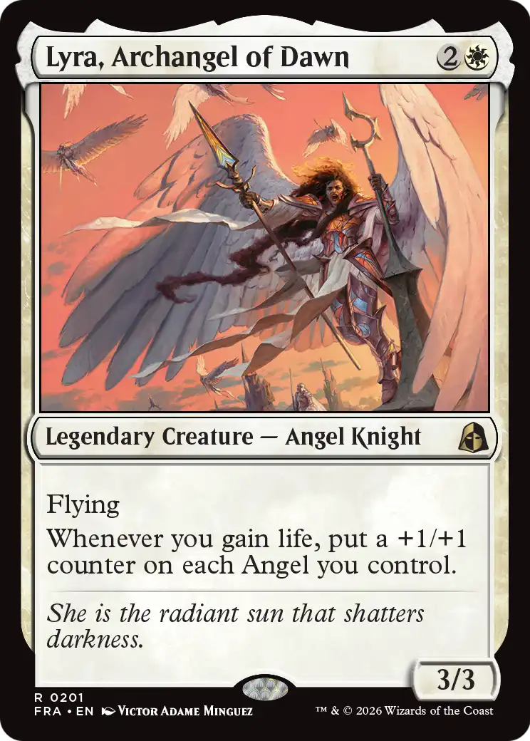 Lyra, Archangel of Dawn [Reality Fracture] | Gate City Games LLC