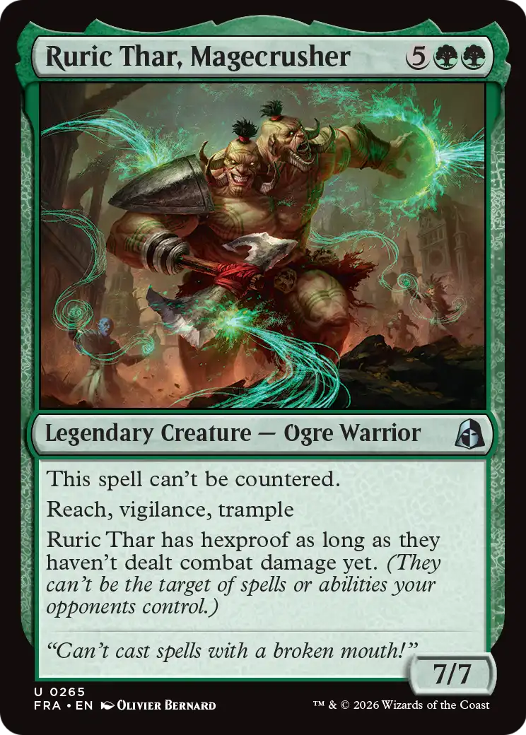 Ruric Thar, Magecrusher [Reality Fracture] | Gate City Games LLC