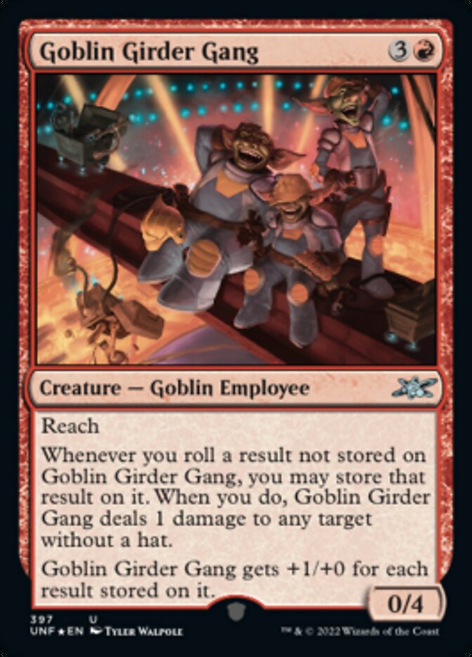 Goblin Girder Gang (Galaxy Foil) [Unfinity] | Gate City Games LLC