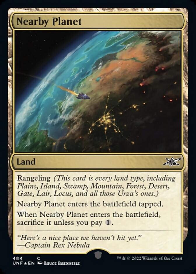 Nearby Planet (Galaxy Foil) [Unfinity] | Gate City Games LLC