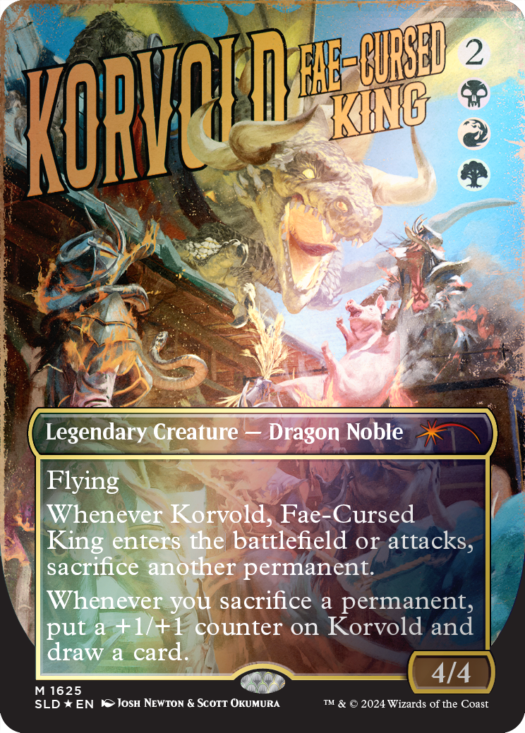 Korvold, Fae-Cursed King (Rainbow Foil) [Secret Lair Drop Series] | Gate City Games LLC